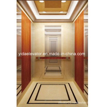 Comfortable Passenger Lift with Mirror Stainless Steel